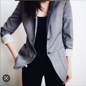 Aritzia tabula grey blazer